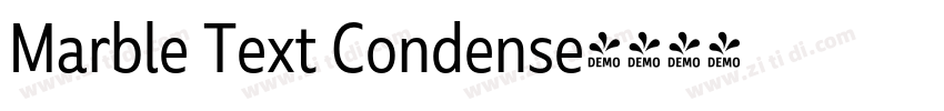 Marble Text Condense字体转换